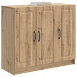 Vidaxl dressoir artisanaal eiken 89 x 34,5 x 77 cm bewerkt hout