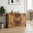 Vidaxl dressoir oud hout 89 x 34,5 x 57 cm bewerkt hout