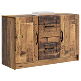 Vidaxl dressoir oud hout 89 x 34,5 x 57 cm bewerkt hout