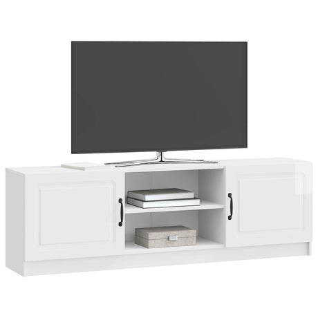 Vidaxl tv-kast hoogglans wit 150 x 31 x 47 cm bewerkt hout