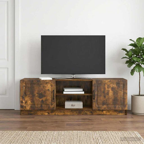 Vidaxl tv-kast gerookt eiken 150 x 31 x 47 cm bewerkt hout