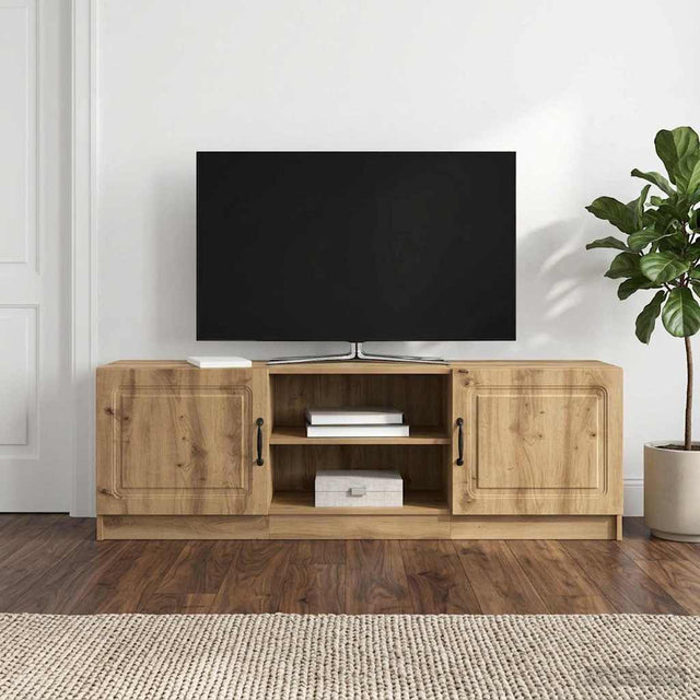 Vidaxl tv-kast 150 x 31 x 47 cm artisanaal eiken bewerkt hout