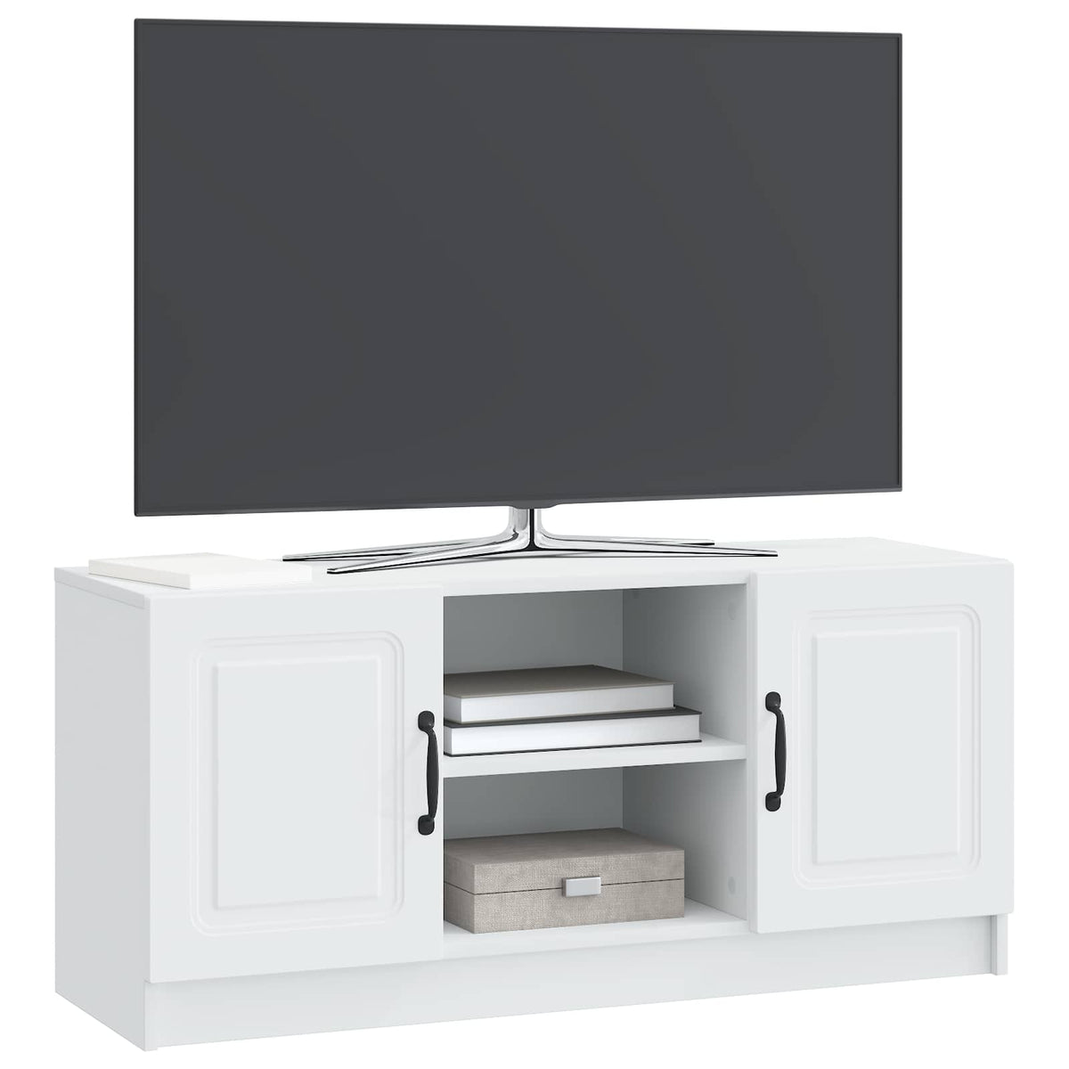 Vidaxl tv-kast wit 102 x 34,5 x 47 cm bewerkt hout
