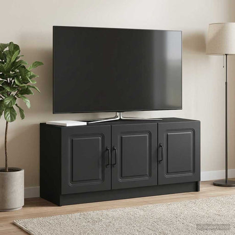 Vidaxl tv-kast zwart 99 x 34,5 x 47 cm bewerkt hout