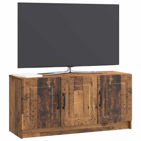 Vidaxl tv-kast oud hout 99 x 34,5 x 47 cm bewerkt hout