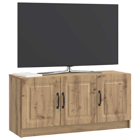 Vidaxl tv-kast 99 x 34,5 x 47 cm artisanaal eiken bewerkt hout