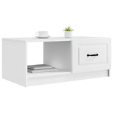Vidaxl salontafel wit 90 x 50 x 37 cm bewerkt hout