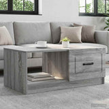 Vidaxl salontafel grijs sonoma 90 x 50 x 37 cm bewerkt hout