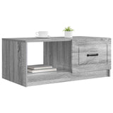 Vidaxl salontafel grijs sonoma 90 x 50 x 37 cm bewerkt hout