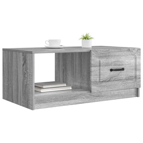 Vidaxl salontafel grijs sonoma 90 x 50 x 37 cm bewerkt hout