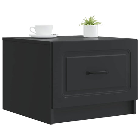 Vidaxl salontafel zwart 49 x 50 x 37 cm bewerkt hout