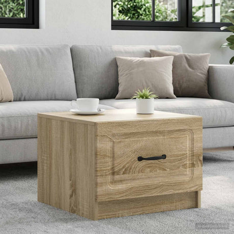 Vidaxl salontafel sonoma eiken 49 x 50 x 37 cm bewerkt hout