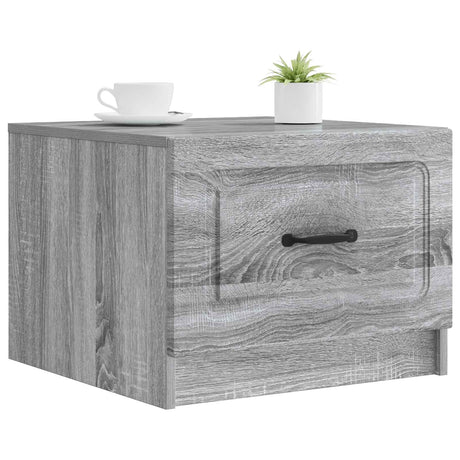 Vidaxl salontafel grijs sonoma 49 x 50 x 37 cm bewerkt hout