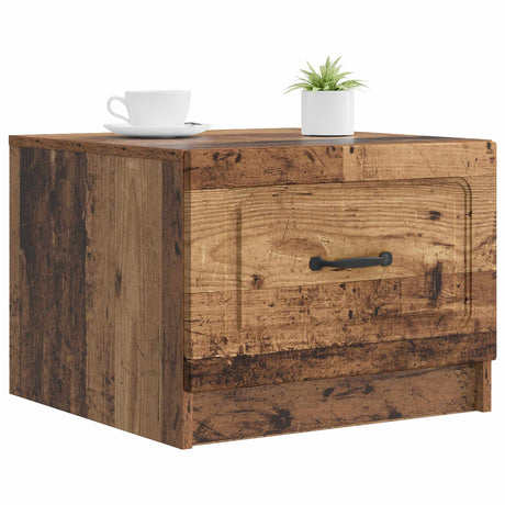 Vidaxl salontafel oud hout 49 x 50 x 37 cm bewerkt hout