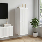 Vidaxl wandkast wit 33 x 34,5 x 90 cm bewerkt hout