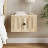 Vidaxl wandbeugel bedkast sonoma eiken 33 x 34,5 x 20 cm bewerkt hout
