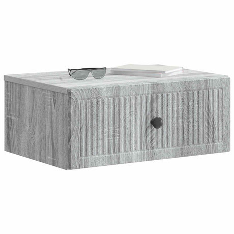 Vidaxl nachtkastje grijs sonoma 49 x 34,5 x 20 cm bewerkt hout