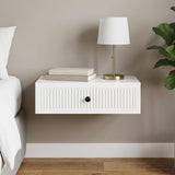 Vidaxl wandmontage zijtafel hoogglans wit 59 x 34,5 x 17 cm