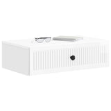 Vidaxl wandmontage zijtafel hoogglans wit 59 x 34,5 x 17 cm