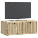 Vidaxl wandbeugel tv-kast sonoma eiken 78,5 x 41 x 30 cm bewerkt hout