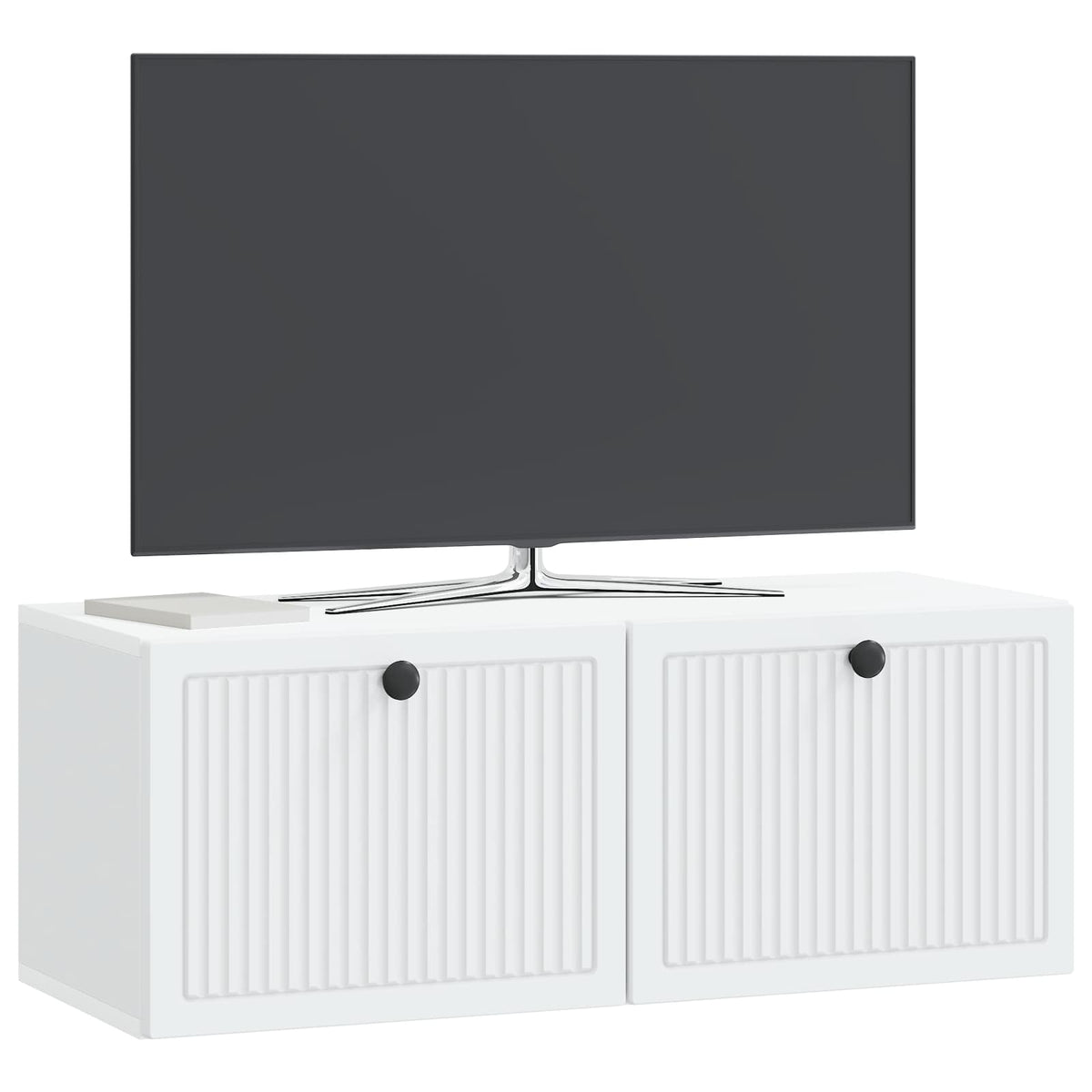 Vidaxl wandbeugel tv-kast wit 78,5 x 31 x 30 cm bewerkt hout