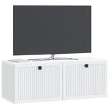 Vidaxl wandbeugel tv-kast wit 78,5 x 31 x 30 cm bewerkt hout