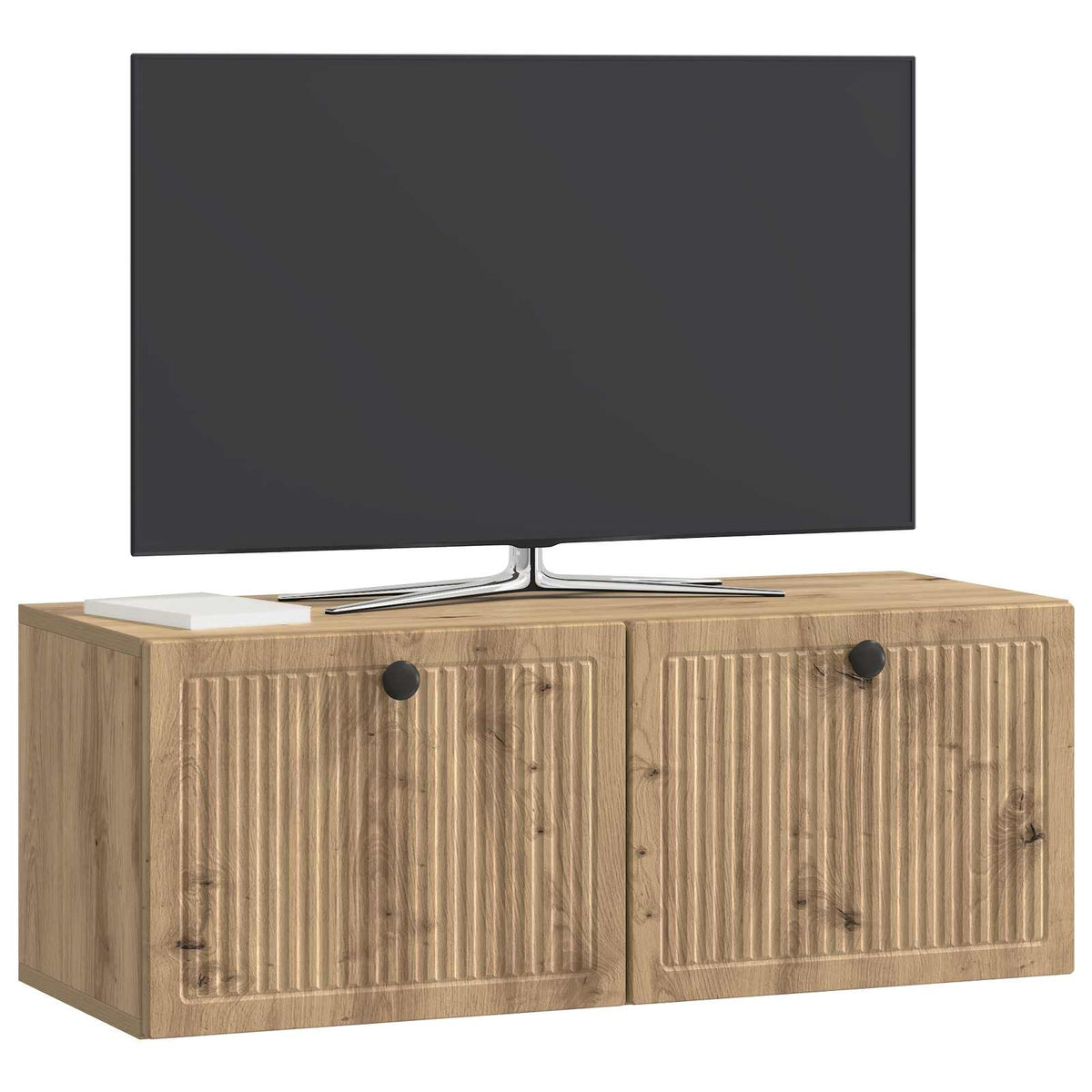 Vidaxl wandbeugel tv-kast 78,5 x 31 x 30 cm artisanaal eiken