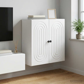 Vidaxl wandkast wit 59 x 31 x 60 cm bewerkt hout