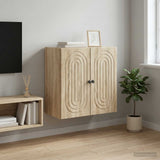 Vidaxl wandkast sonoma eiken 59 x 31 x 60 cm bewerkt hout