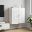 Vidaxl wandkast hoogglans wit 59 x 31 x 60 cm bewerkt hout
