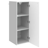 Vidaxl wandkast hoogglans wit 33 x 34,5 x 90 cm bewerkt hout