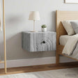 Vidaxl wandbeugel bedkast 2 st grijs sonoma 33 x 34,5 x 20 cm