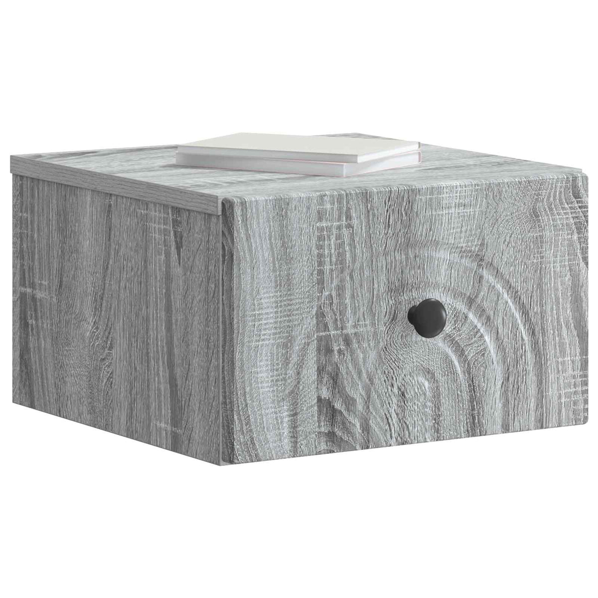 Vidaxl wandbeugel bedkast 2 st grijs sonoma 33 x 34,5 x 20 cm