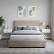 Vidaxl wandbeugel bedkast 2 st hoogglans wit 49 x 34,5 x 20 cm