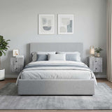 Vidaxl wandbeugel bedkast 2 st grijs sonoma 33 x 34,5 x 40 cm