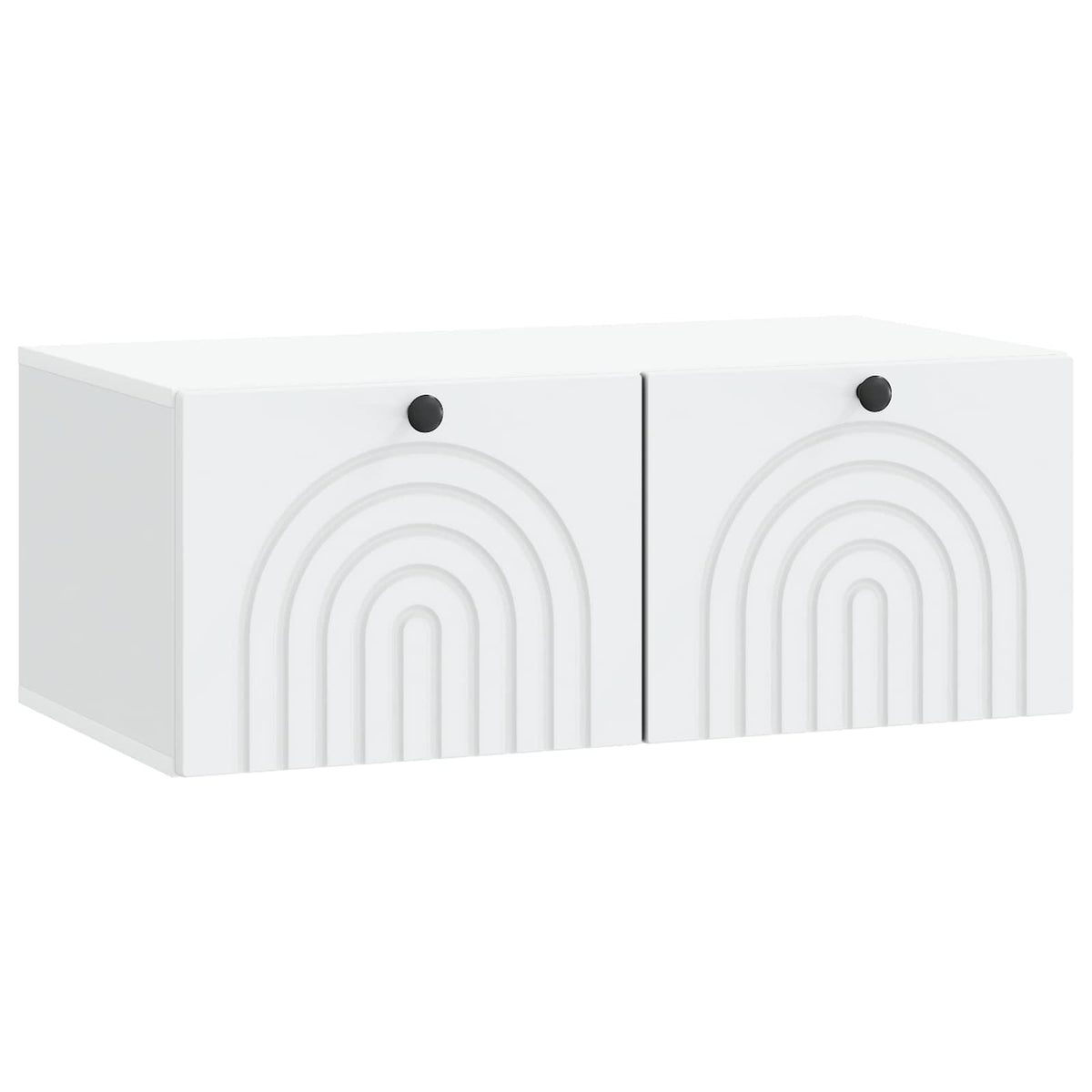 Vidaxl wandbeugel tv-kast wit 78,5 x 41 x 30 cm bewerkt hout