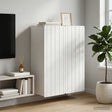 Vidaxl wandkast wit 66 x 34,5 x 92 cm bewerkt hout