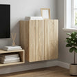 Vidaxl wandkast sonoma eiken 59 x 31 x 64 cm bewerkt hout