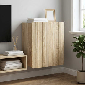 Vidaxl wandkast sonoma eiken 59 x 31 x 64 cm bewerkt hout