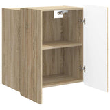 Vidaxl wandkast sonoma eiken 59 x 31 x 64 cm bewerkt hout
