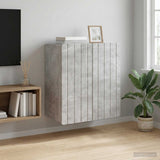 Vidaxl wandkast betongrijs 59 x 31 x 64 cm bewerkt hout