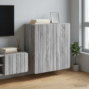 Vidaxl wandkast grijs sonoma 59 x 31 x 64 cm bewerkt hout