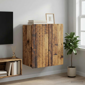 Vidaxl wandkast oud hout 59 x 31 x 64 cm bewerkt hout