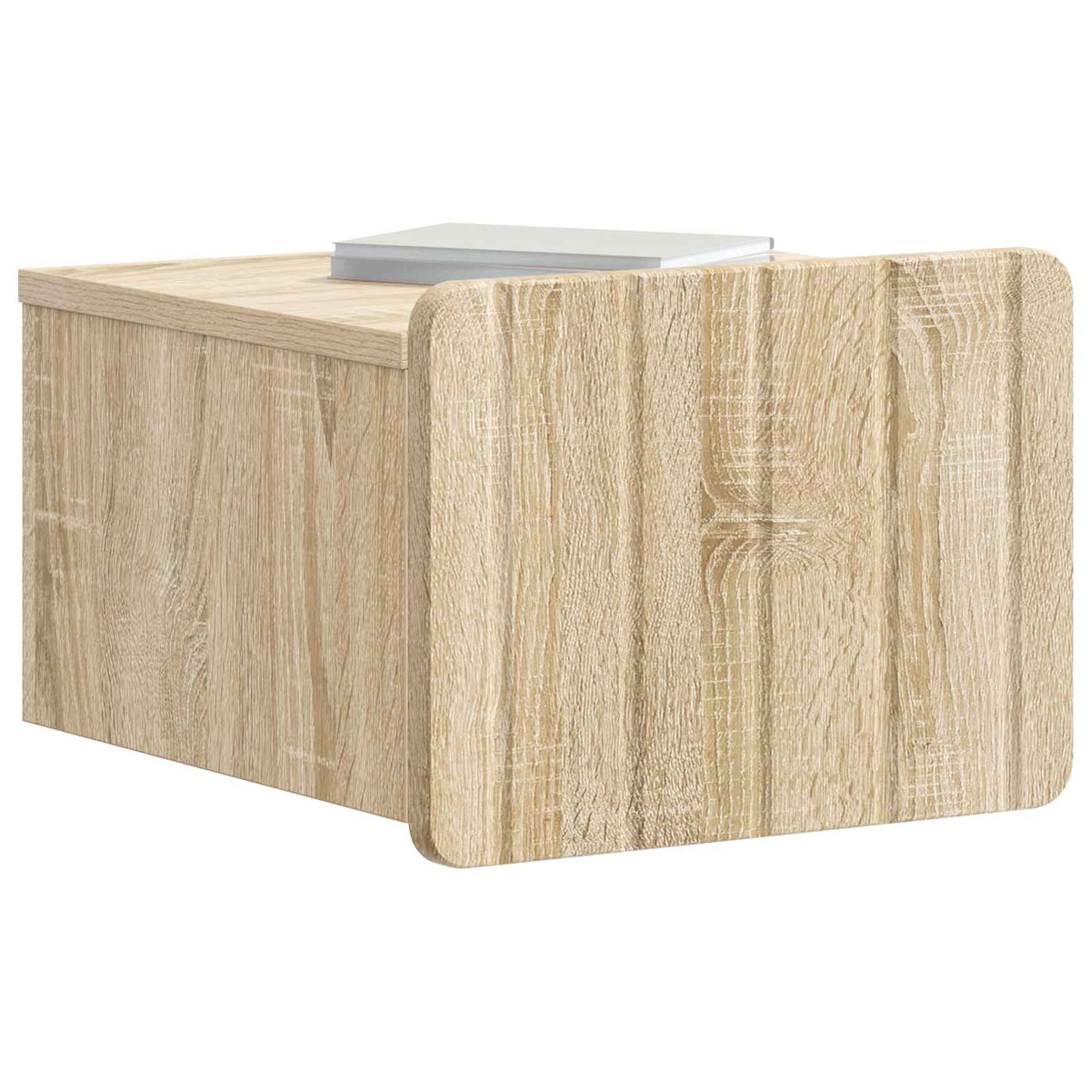 Vidaxl wandbeugel bedkast 2 st sonoma eiken 33 x 34,5 x 24 cm