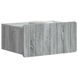 Vidaxl wandbeugel bedkast 2 st grijs sonoma 49 x 34,5 x 24 cm