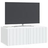 Vidaxl wandbeugel tv-kast 78,5 x 41 x 30 cm wit bewerkt hout