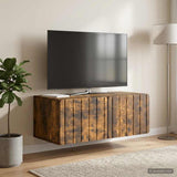 Vidaxl wandbeugel tv-kast 78,5 x 41 x 30 cm gerookt eiken bewerkt hout