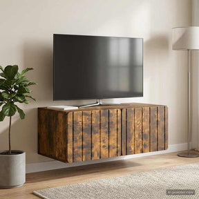 Vidaxl wandbeugel tv-kast 78,5 x 41 x 30 cm gerookt eiken bewerkt hout