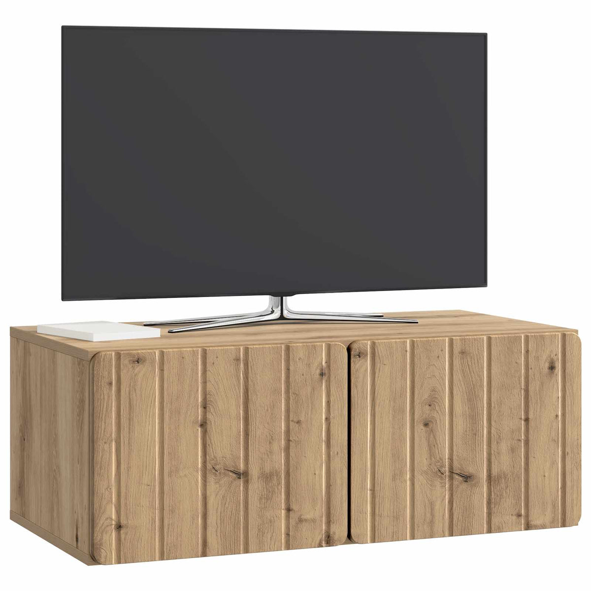 Vidaxl wandbeugel tv-kast 78,5 x 41 x 30 cm artisanaal eiken