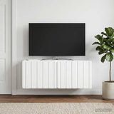 Vidaxl wandbeugel tv-kast 78,5 x 31 x 30 cm wit bewerkt hout